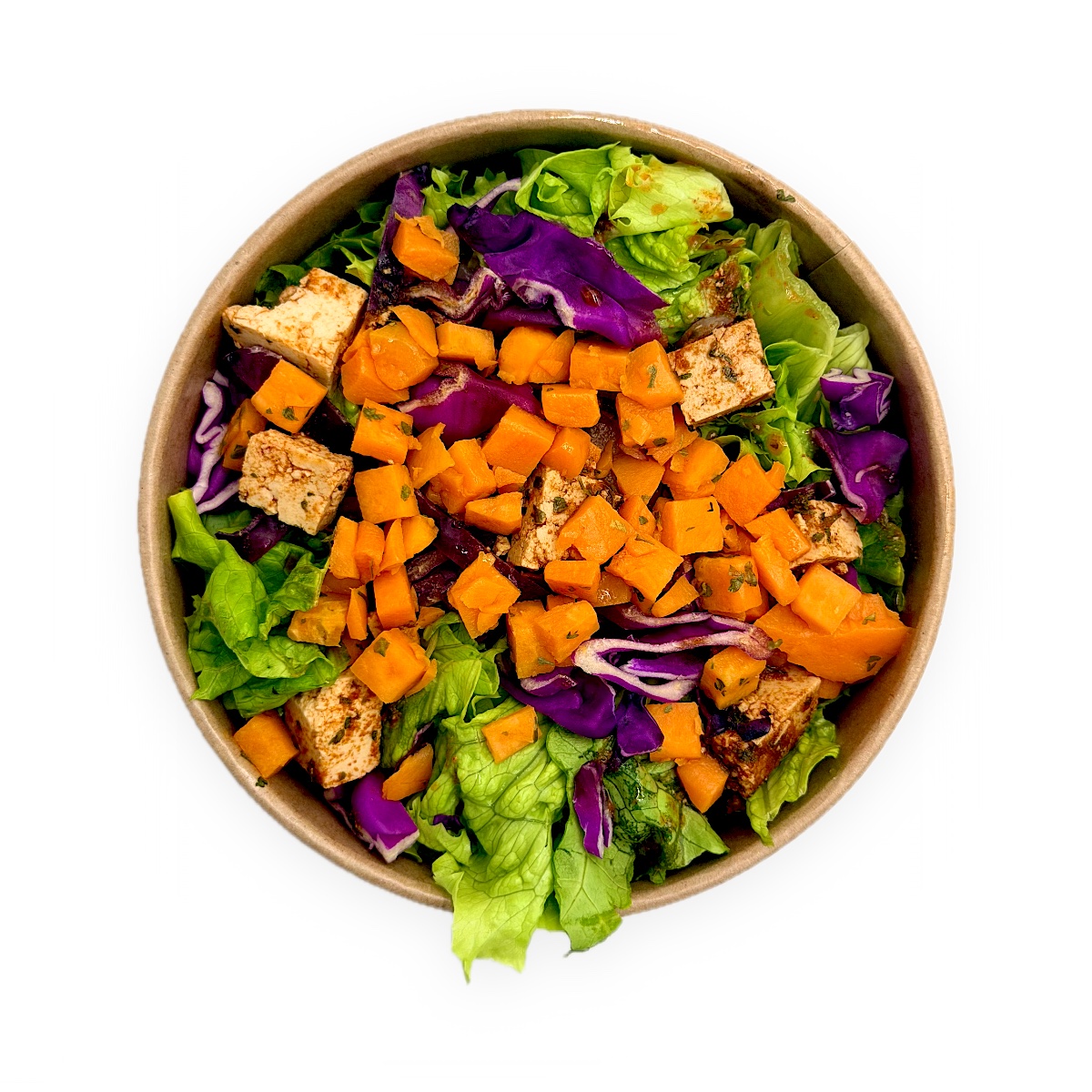 Salade végé tofu